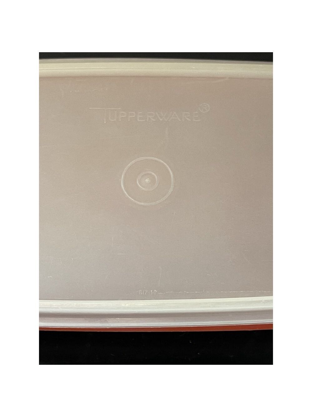Vintage Tupperware Container Paprika Cold Cut Keeper 816-13 “5x9” - Picture 3 of 7